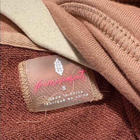 FP Movement All Your Love Oversized Zip Up Hoodie Like New! - Picture 6 of 14